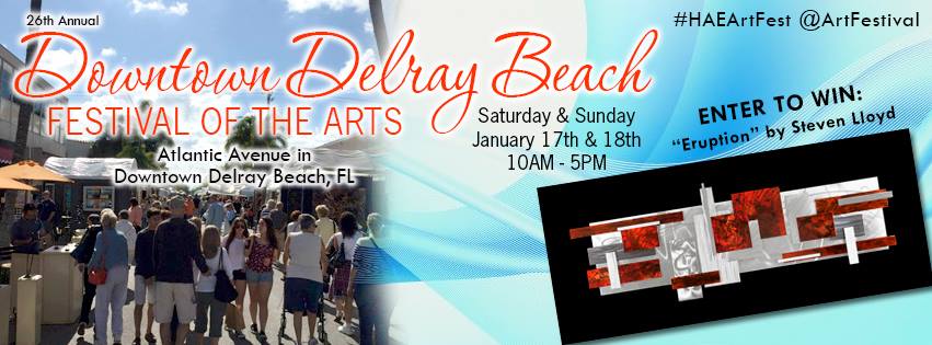 Delray Beach Festival of the Arts (Saturday & Sunday- January 17th