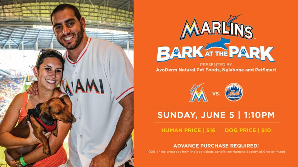 Bark at the Park (Mets v. Marlins Marlins Park Miami) Jeff Eats