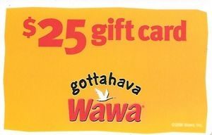 Win A 25 Wawa Gift Card