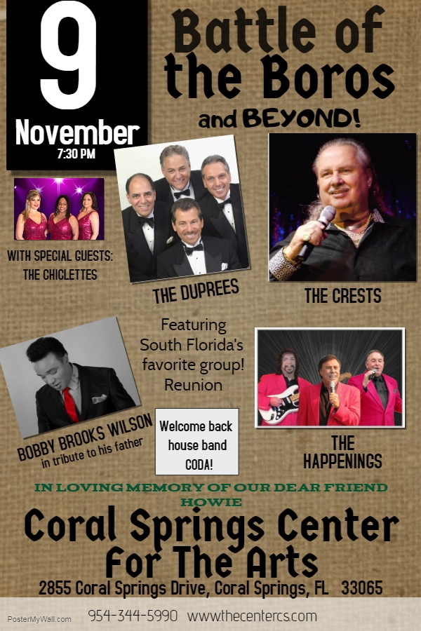 Battle Of The Boros And Beyond! (Coral Springs Center for the Arts