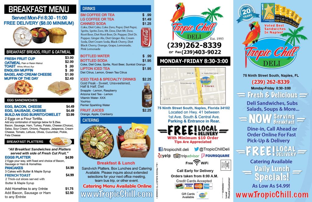 Tropic Chill Deli (Naples) Jeff Eats