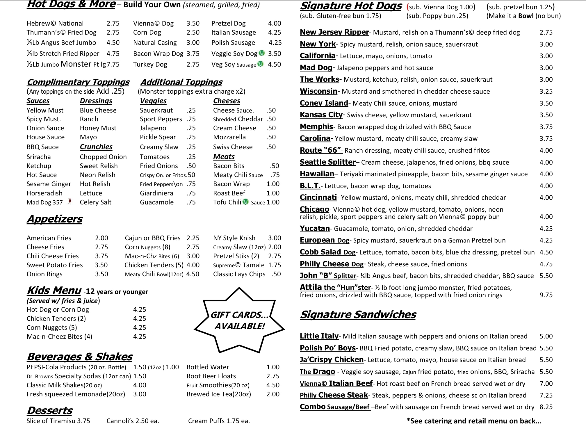 DISH OF THE WEEK (Sunday1/5/20 Mad Dogs Hot Dogs Venice) Jeff Eats