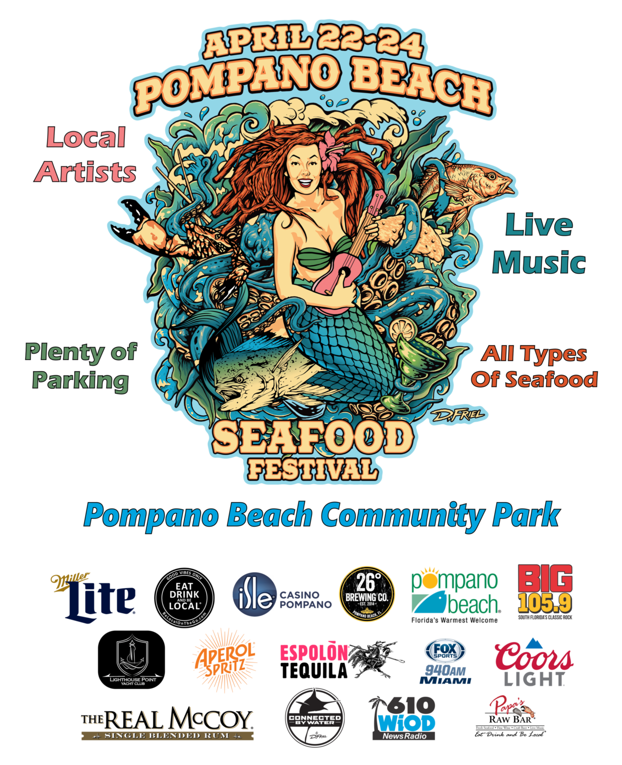 Pompano Beach Seafood Festival (Pompano Beach Community Park Pompano