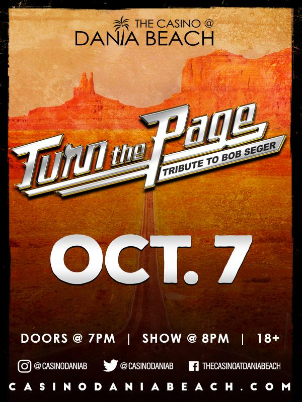 Exclusive Discount Ticket PreSale! Turn The Page Tribute To Bob Seger