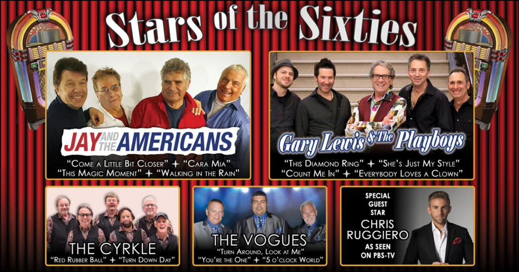 STARS OF THE SIXTIES/ Friday, March 24th, 2023 (The Mahaffey Theater